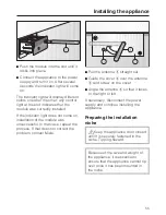 Preview for 55 page of Miele F 1411 Vi Operating And Installation Instructions