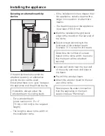 Preview for 58 page of Miele F 1411 Vi Operating And Installation Instructions