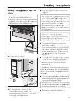 Preview for 59 page of Miele F 1411 Vi Operating And Installation Instructions