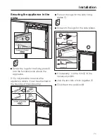 Preview for 71 page of Miele F 1471 Vi Operating And Installation Instructions