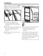 Preview for 72 page of Miele F 1471 Vi Operating And Installation Instructions