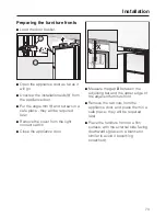 Preview for 73 page of Miele F 1471 Vi Operating And Installation Instructions