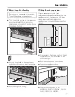 Preview for 77 page of Miele F 1471 Vi Operating And Installation Instructions