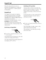 Preview for 20 page of Miele F 1471 Vi Operating And Installation Manual