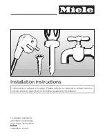 Preview for 51 page of Miele F 1471 Vi Operating And Installation Manual