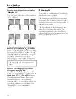 Preview for 56 page of Miele F 1471 Vi Operating And Installation Manual