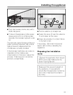 Preview for 63 page of Miele F 1471 Vi Operating And Installation Manual