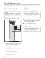 Preview for 66 page of Miele F 1471 Vi Operating And Installation Manual