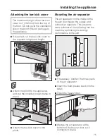 Preview for 75 page of Miele F 1471 Vi Operating And Installation Manual