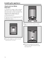 Preview for 76 page of Miele F 1471 Vi Operating And Installation Manual