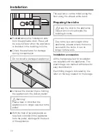 Preview for 72 page of Miele F 1472 Vi Operating And Installation Instructions