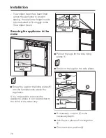 Preview for 78 page of Miele F 1472 Vi Operating And Installation Instructions