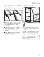 Preview for 79 page of Miele F 1472 Vi Operating And Installation Instructions