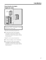 Preview for 87 page of Miele F 1472 Vi Operating And Installation Instructions