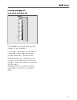 Preview for 51 page of Miele F 1811 Vi Operating And Installation Manual