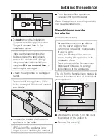 Preview for 57 page of Miele F 1811 Vi Operating And Installation Manual