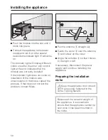 Preview for 58 page of Miele F 1811 Vi Operating And Installation Manual