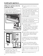 Preview for 62 page of Miele F 1811 Vi Operating And Installation Manual