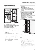 Preview for 63 page of Miele F 1811 Vi Operating And Installation Manual