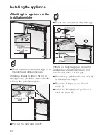 Preview for 64 page of Miele F 1811 Vi Operating And Installation Manual