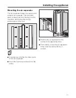 Preview for 71 page of Miele F 1811 Vi Operating And Installation Manual