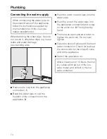 Preview for 74 page of Miele F 1811 Vi Operating And Installation Manual