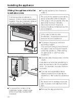 Preview for 18 page of Miele F 1813 SF Installation Instructions Manual