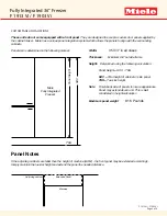 Preview for 3 page of Miele F 1903 Vi Manual