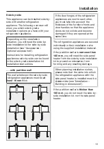 Preview for 19 page of Miele F 2411 Vi Operating And Installation Instructions