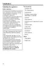 Preview for 26 page of Miele F 2411 Vi Operating And Installation Instructions