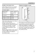 Preview for 27 page of Miele F 2411 Vi Operating And Installation Instructions