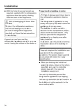 Preview for 30 page of Miele F 2411 Vi Operating And Installation Instructions