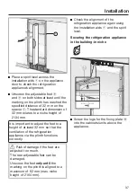 Preview for 37 page of Miele F 2411 Vi Operating And Installation Instructions