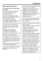 Preview for 49 page of Miele F 2411 Vi Operating And Installation Instructions