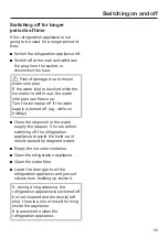 Preview for 65 page of Miele F 2411 Vi Operating And Installation Instructions