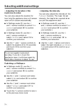 Preview for 70 page of Miele F 2411 Vi Operating And Installation Instructions