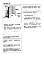 Preview for 30 page of Miele F 2414 SF Operating And Installation Instructions