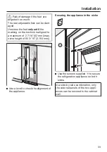 Preview for 33 page of Miele F 2414 SF Operating And Installation Instructions