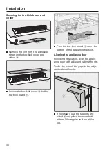 Preview for 34 page of Miele F 2414 SF Operating And Installation Instructions