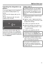 Preview for 51 page of Miele F 2414 SF Operating And Installation Instructions