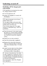 Preview for 54 page of Miele F 2414 SF Operating And Installation Instructions