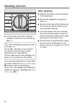 Preview for 90 page of Miele F 2414 SF Operating And Installation Instructions