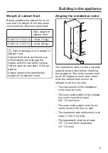 Preview for 27 page of Miele F 2461 Vi Operating And Installation Instructions