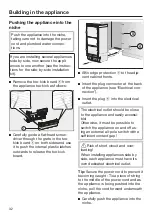 Preview for 32 page of Miele F 2461 Vi Operating And Installation Instructions