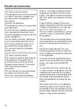 Preview for 52 page of Miele F 2461 Vi Operating And Installation Instructions