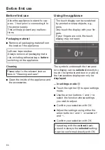 Preview for 64 page of Miele F 2461 Vi Operating And Installation Instructions