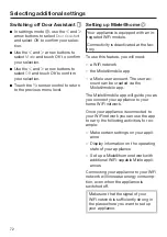 Preview for 72 page of Miele F 2461 Vi Operating And Installation Instructions