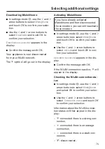 Preview for 75 page of Miele F 2461 Vi Operating And Installation Instructions