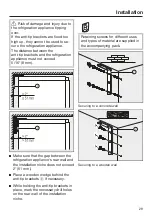 Preview for 29 page of Miele F 2462 SF Operating And Installation Instructions