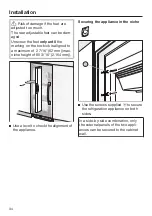 Preview for 34 page of Miele F 2462 SF Operating And Installation Instructions